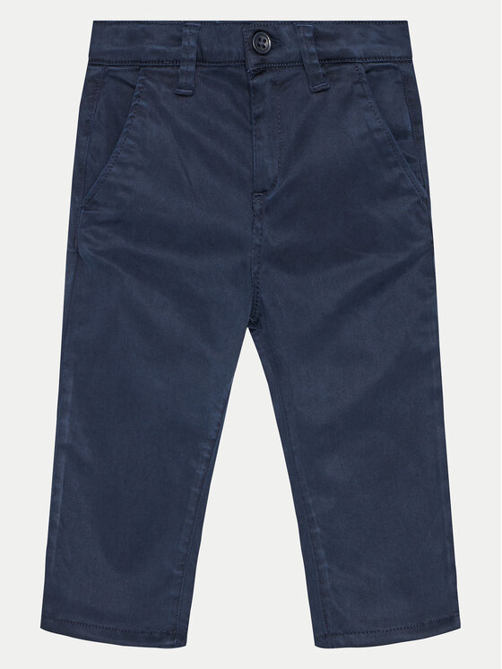 Guess Guess Hlače N4BB00 WF7H0 Tamnoplava Slim Fit