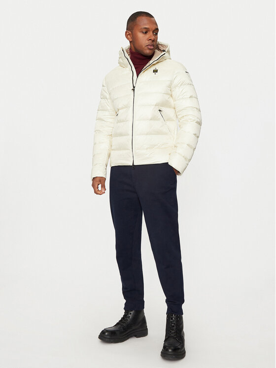 Blauer Blauer Пухено яке 24WBLUC03023 Екрю Regular Fit