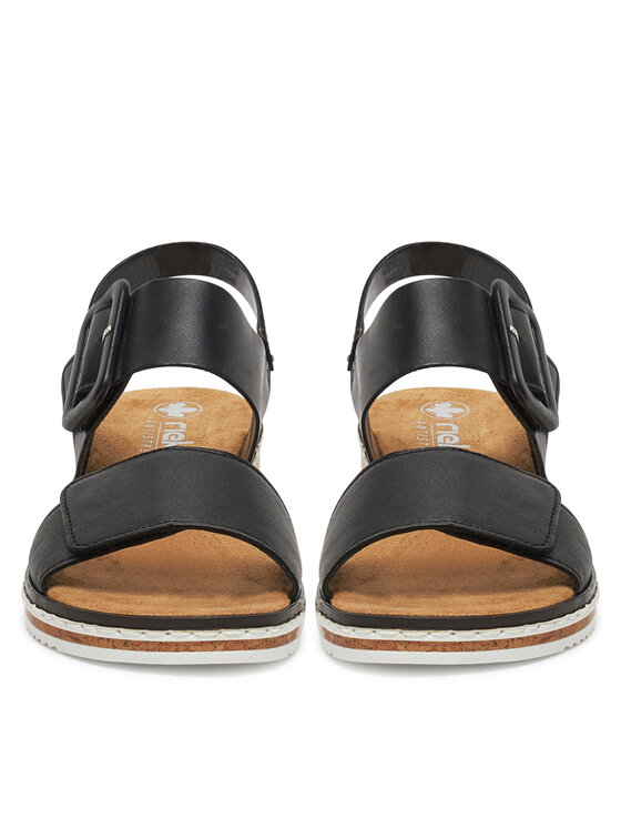 Rieker Rieker Sandalen V3667-00 Schwarz