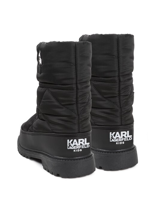 Karl Lagerfeld Kids Karl Lagerfeld Kids Μπότες Χιονιού Z19119 S Μαύρο