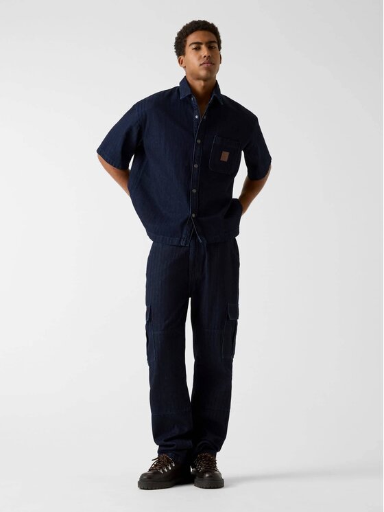 Guess Jeans Guess Jeans Koszula 180763 Szary Classic Fit