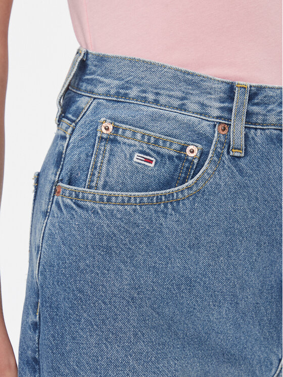 Tommy Jeans Tommy Jeans Džinsai DW0DW17490 Mėlyna Mom Fit