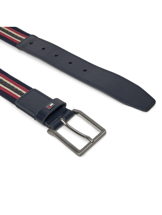 Tommy Hilfiger Tommy Hilfiger Herrengürtel Oliver Webbing 3.5 AM0AM12049 Dunkelblau