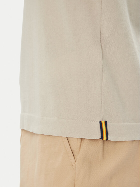K-Way K-Way Тишърт Combe K4126SW Бежов Regular Fit