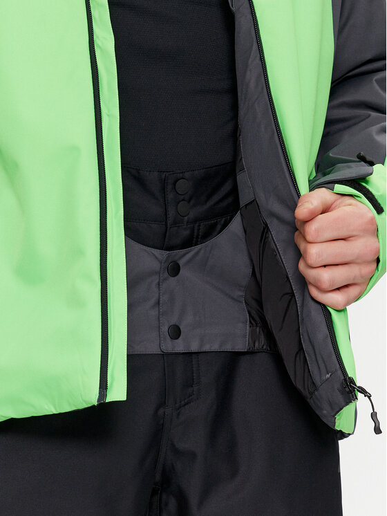4F 4F Skijacke 4FAW23TTJAM306 Grün Regular Fit