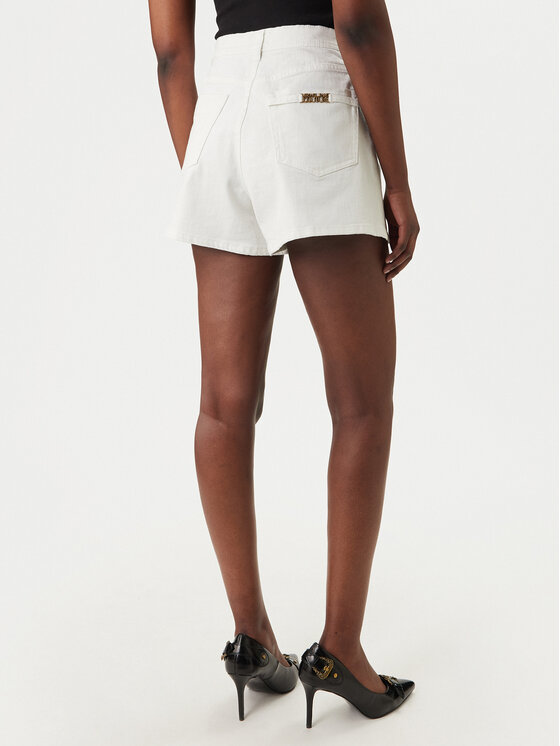 Versace Jeans Couture Versace Jeans Couture Τζιν σορτσάκια 80HAD514 CEWCA Λευκό Regular Fit