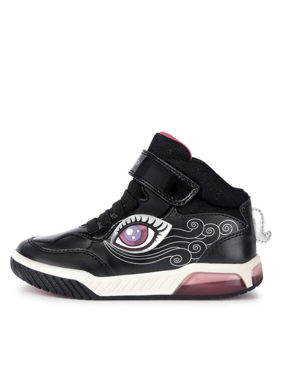 Geox Geox Tenisice J Inek Girl J36ASB 0NFEW C0922 M Crna
