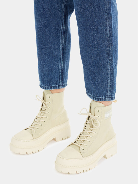 Tommy Hilfiger Tommy Hilfiger Botine Tjw Foxing Canvas Boot EN0EN02216 Bej