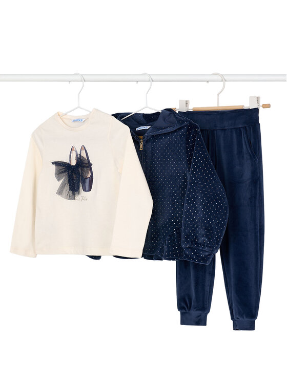 Mayoral Komplet dresowy 4892 Granatowy Regular Fit