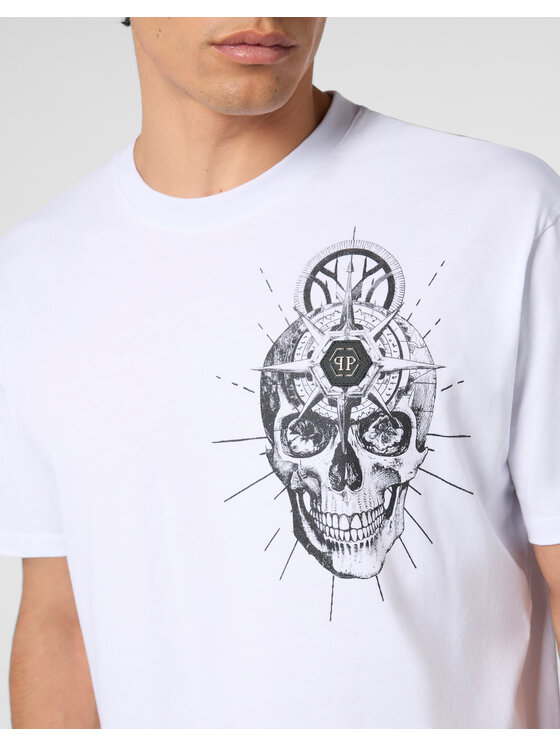 PHILIPP PLEIN PHILIPP PLEIN T-Shirt 29866 Biały Regular Fit