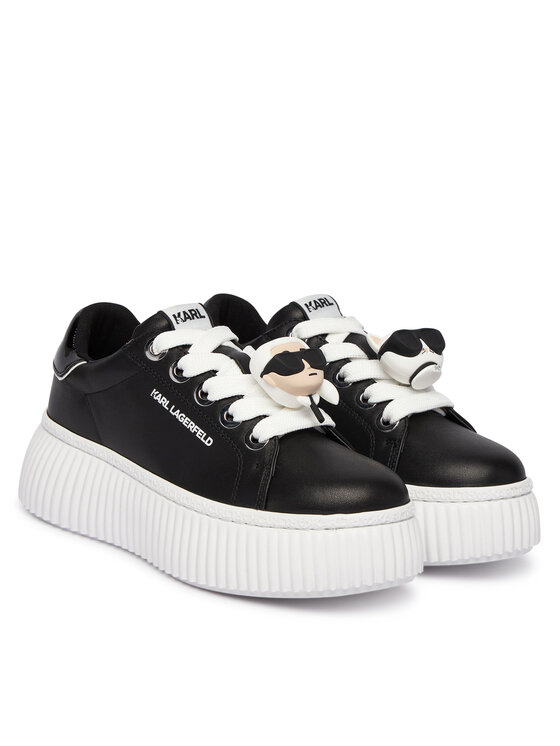 KARL LAGERFELD KARL LAGERFELD Sneakersy Kreeper Lo KL42336T Čierna