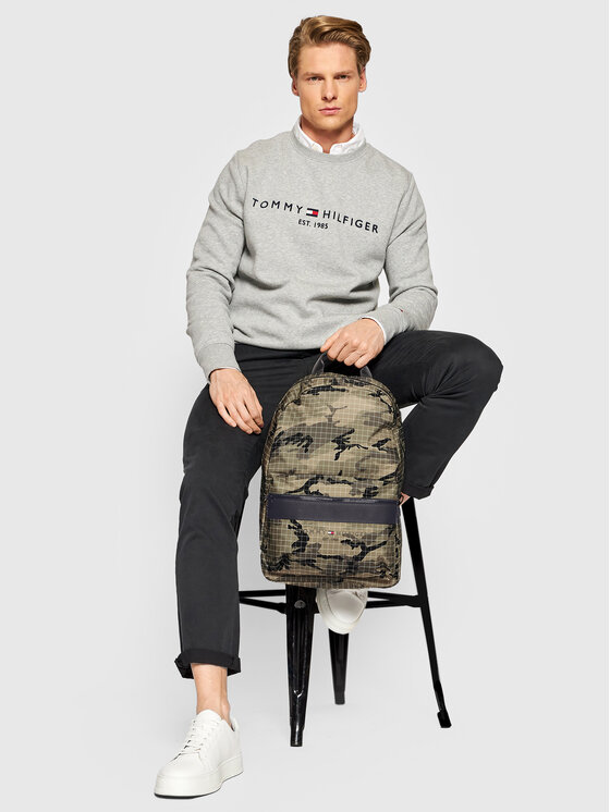 Tommy Hilfiger Sac a dos Th Established Camo Backpack AM0AM08683 Vert Modivo