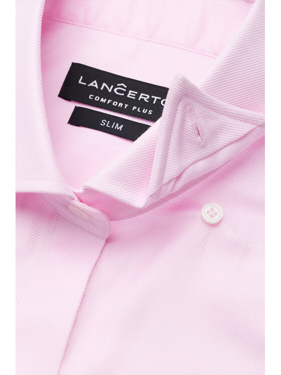Lancerto Lancerto Koszula Agnese Slim KO073126000008 Różowy Slim Fit