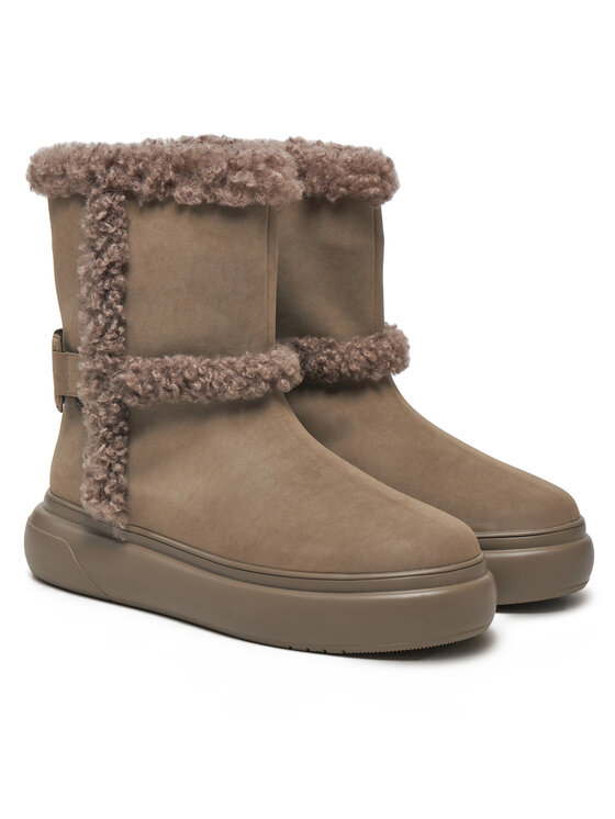 TWINSET TWINSET Μπότες Χιονιού 242TGT190 Καφέ