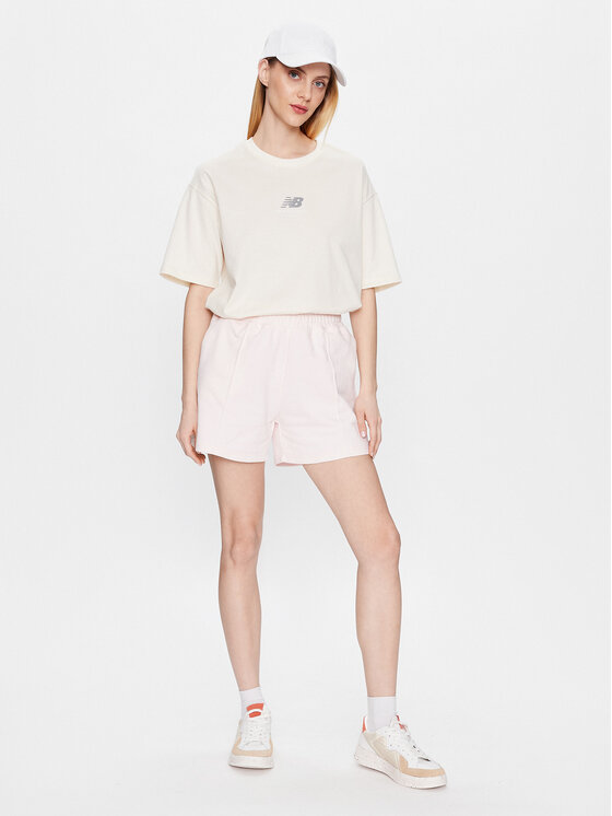 New Balance New Balance Szorty sportowe WS23552 Różowy Relaxed Fit