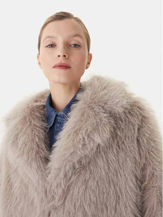 KAOS KAOS Шуба RI1NT055 Сірий Regular Fit