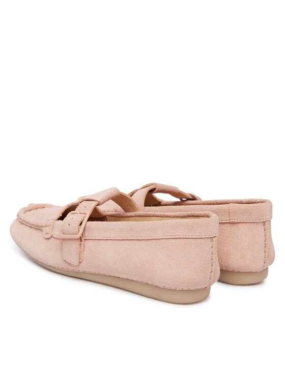 Clarks Clarks Mokasíny Freckle Tbar 26185904 Ružová