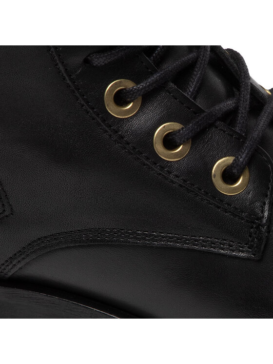 Tommy Hilfiger Tommy Hilfiger Trapery Essentials Biker Boot FW0FW06800 Czarny