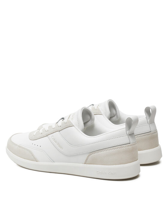 Calvin Klein Calvin Klein Snīkeri Low Top Lace Up Lth Mix HM0HM00851 Balts