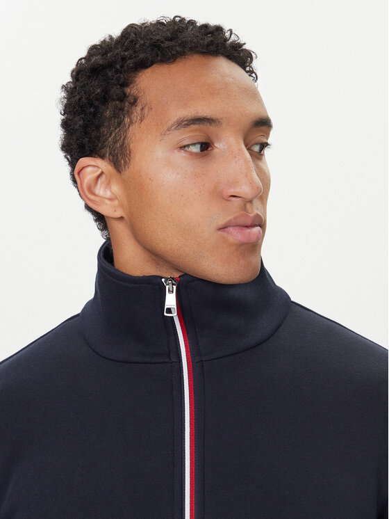 Tommy Hilfiger Tommy Hilfiger Світшот Global Stripe MW0MW40481 Cиній Regular Fit
