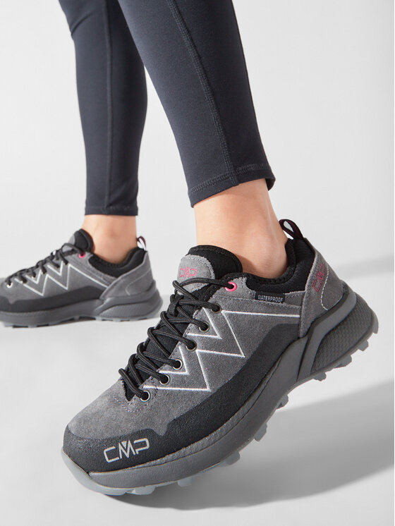 CMP CMP Παπούτσια πεζοπορίας Kaleepso Low Wmn Hiking Wp 31Q4906 Γκρι
