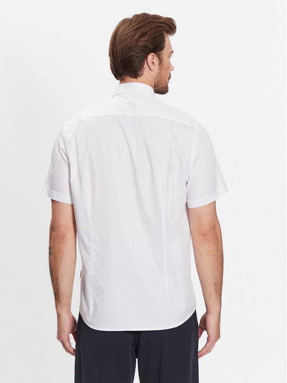 Bugatti Bugatti Hemd 9850 38520 Weiß Regular Fit