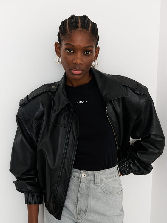 La Mania La Mania T-shirt ANN Nero Classic Fit
