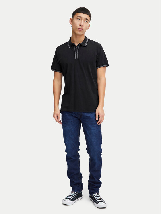 Blend Blend Polo marškinėliai 20716474 Juoda Regular Fit