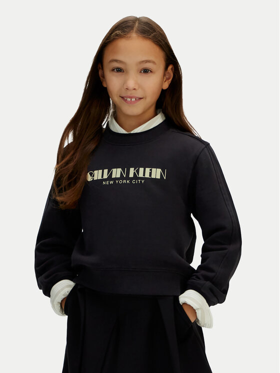 Calvin Klein Jeans Bluza IG0IG03069 Czarny Regular Fit