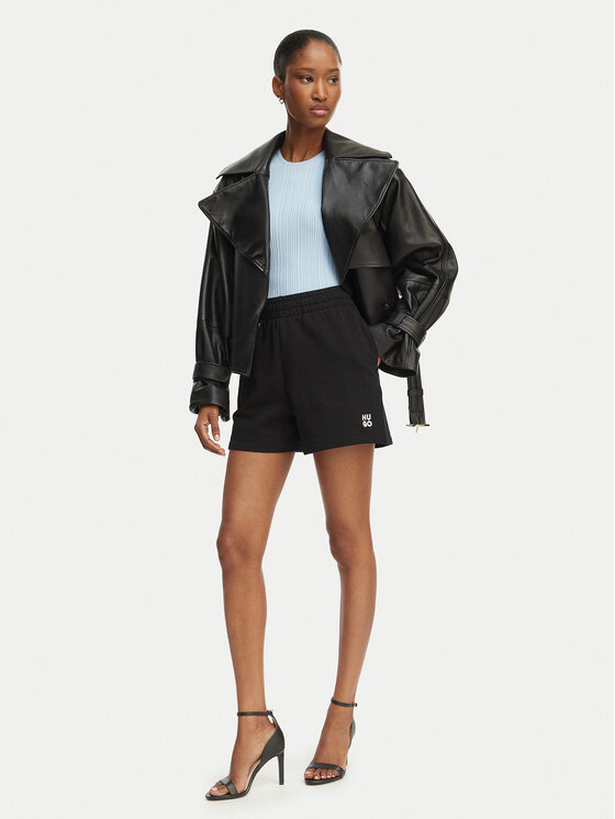 HUGO HUGO Sportshorts Ninosta 50536943 Schwarz Relaxed Fit