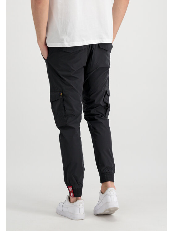 Alpha Industries Alpha Industries Joggery Nylon Cargo Jogger Czarny Slim Tapered Fit