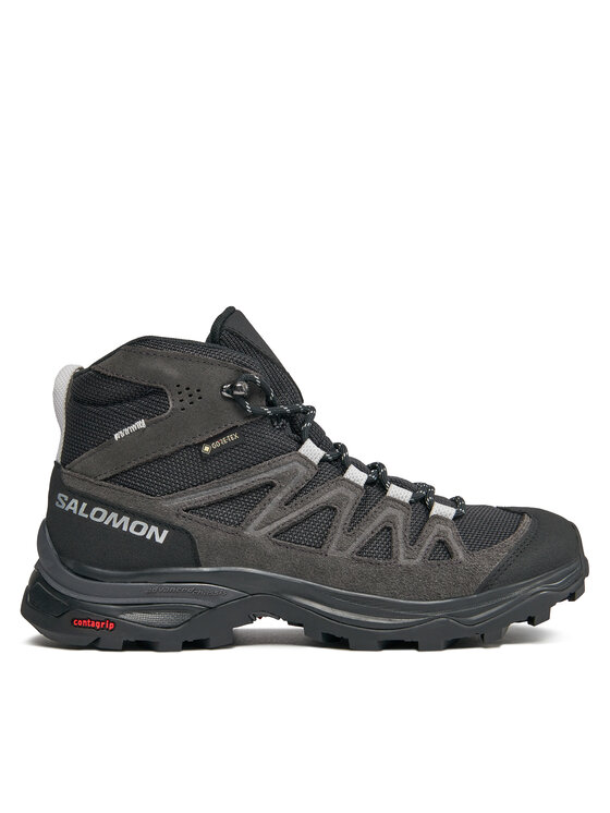 Salomon Pārgājienu apavi X Ward Leather Mid GORE-TEX L47181900 Melns