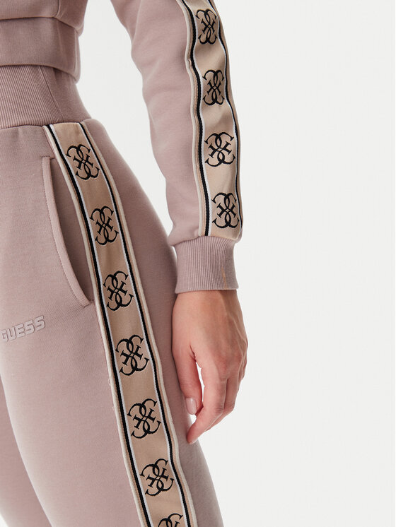 Guess Guess Bluză V3RQ12 KB3P2 Maro Regular Fit