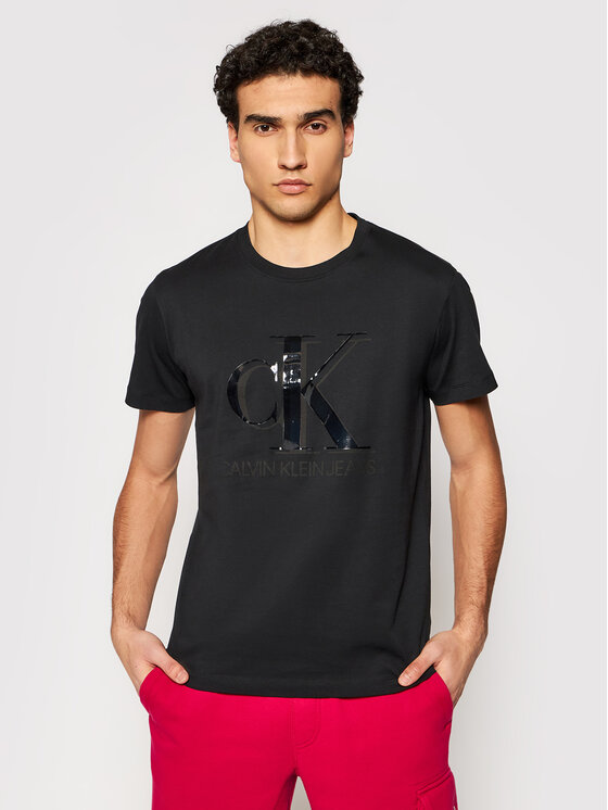 Calvin Klein Jeans T-shirt J30J317508 Nero Regular Fit • Modivo.it