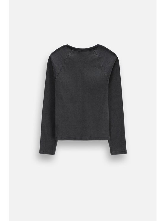 Coccodrillo Coccodrillo Longsleeve ZC6143104TGJ-021 Czarny Regular Fit