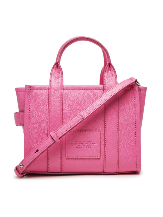 Marc Jacobs Marc Jacobs Ročna torba The Leather Small Tote Bag H009L01SP21 Roza