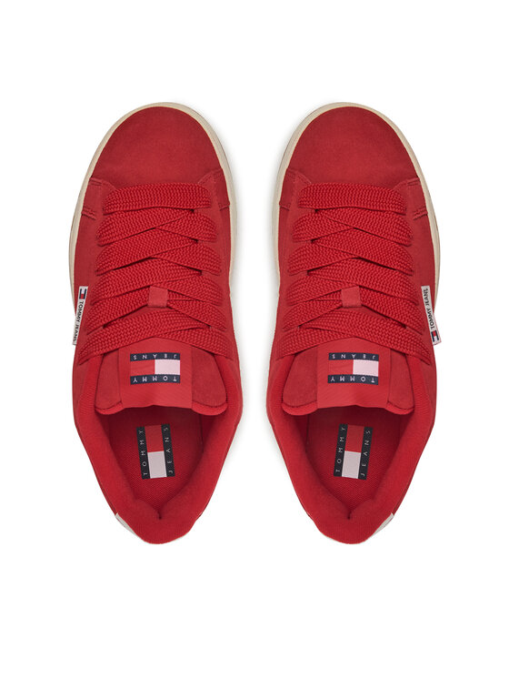 Tommy Jeans Tommy Jeans Laisvalaikio batai Skate EN0EN02677 Raudona