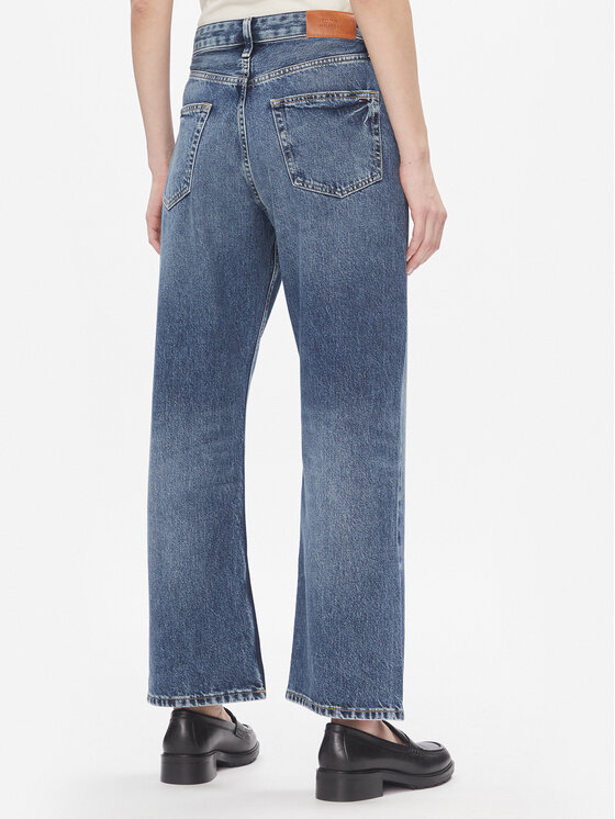 Tommy Hilfiger Tommy Hilfiger Τζιν Loose Straight Rw Klo WW0WW40646 Μπλε Wide Leg