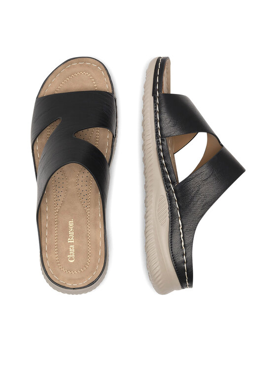 Clara Barson Clara Barson Ciabatte WYL0510-22 Nero