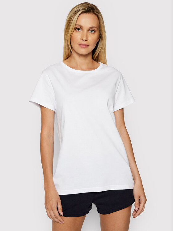 4F Tricou H4L21-TSD020 Alb Regular Fit