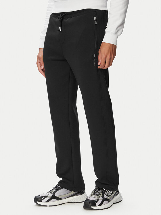 KARL LAGERFELD Pantaloni trening 705007 563902 Negru Regular Fit