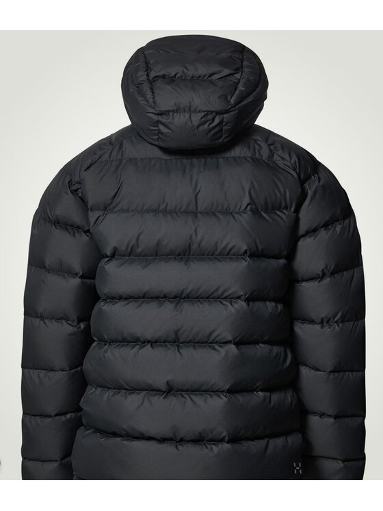Haglöfs Haglöfs Kurtka puchowa Rosson Down Hood Men Czarny Regular Fit