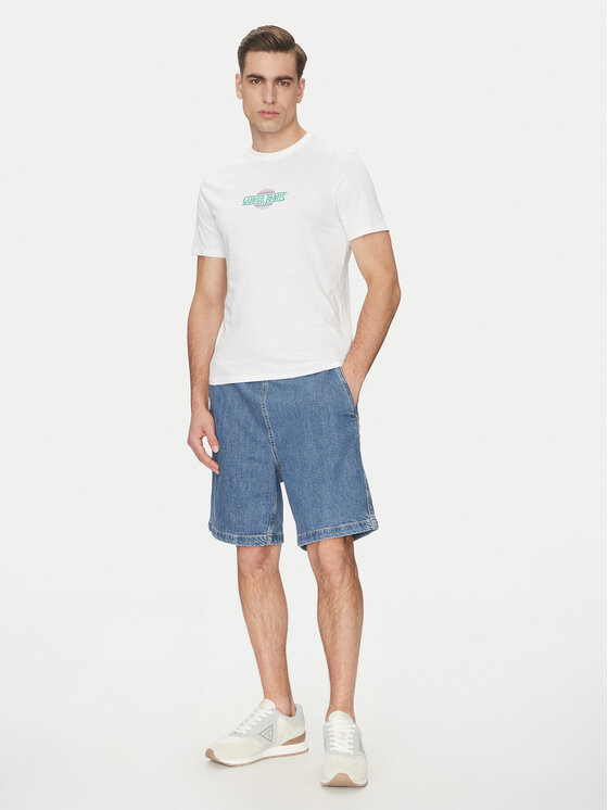 Guess Jeans Guess Jeans Džínové šortky M5GD35 D5M54 Modrá Regular Fit