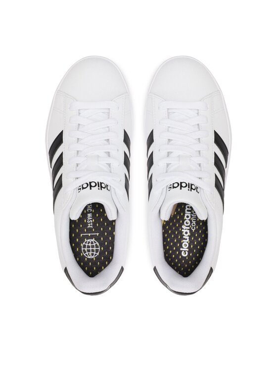 adidas adidas Sneakersy Grand Court Cloudfoam Lifestyle Court Comfort Shoes GW9214 Biela