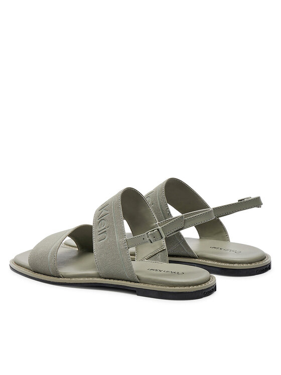 Calvin Klein Calvin Klein Basutės Flat Sandal He HW0HW01990 Pilka