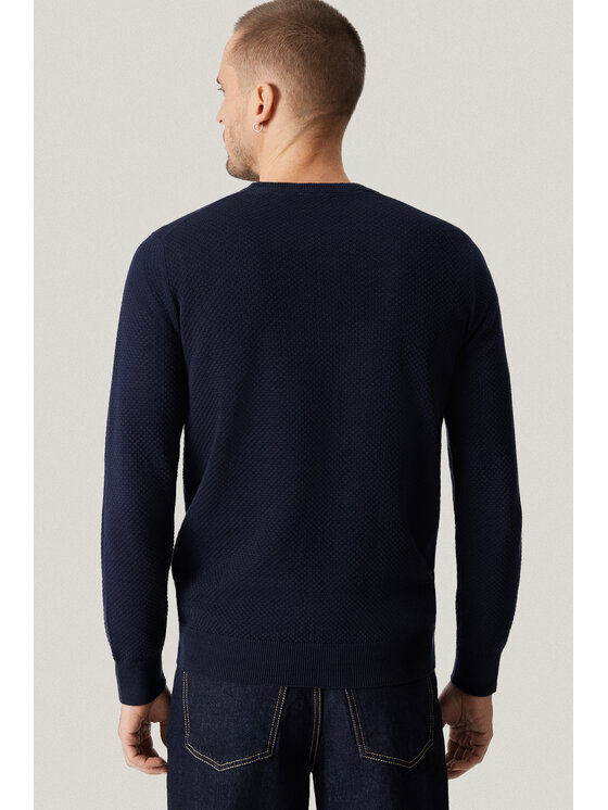 Próchnik Próchnik Sweter PM17 SW073225000113 Granatowy Regular Fit