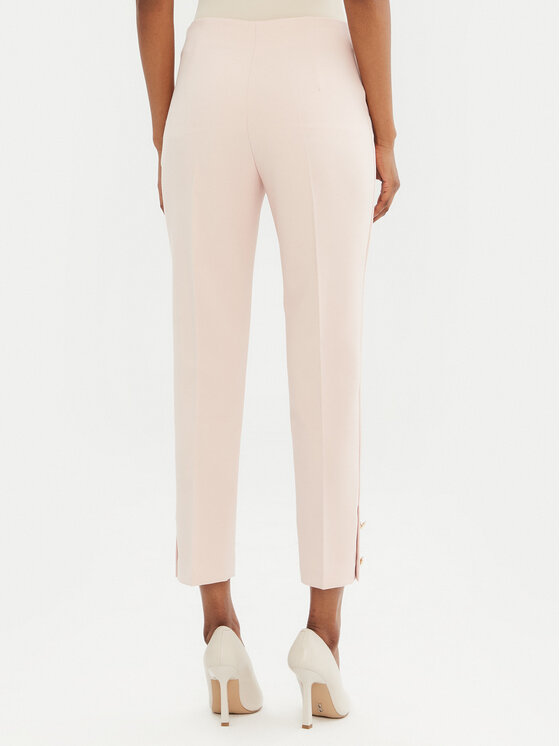 Rinascimento Rinascimento Pantaloni di tessuto CFC0122858003 Rosa Regular Fit