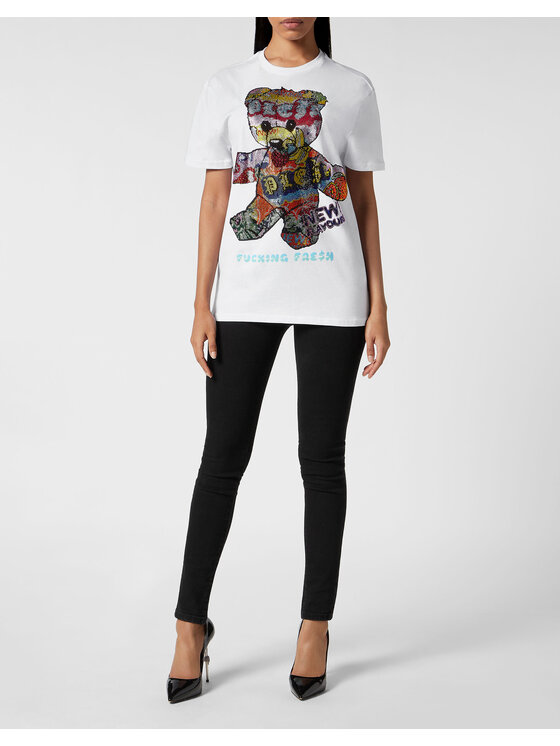 PHILIPP PLEIN PHILIPP PLEIN T-Shirt 15413 Biały