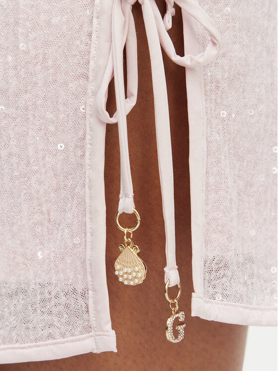 Guess Guess Plažna suknja E6GD05 KBMV0 Svijetlo roza Regular Fit