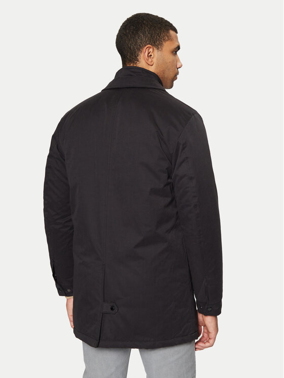 INDICODE INDICODE Parka Ricco 15-889 Czarny Regular Fit